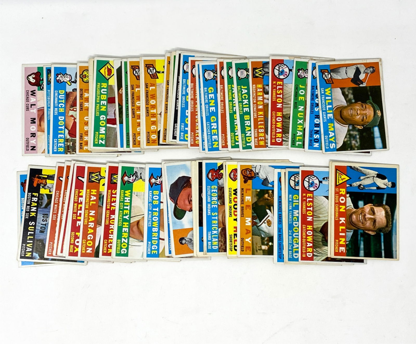 COLLECTION OF 1960 TOPPS BASEBALL CARDS (1 of 6)