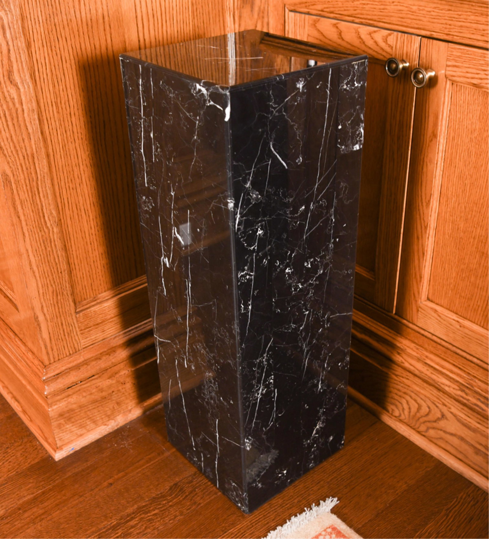TESSELLATED MARBLE PEDESTAL (1 of 9)
