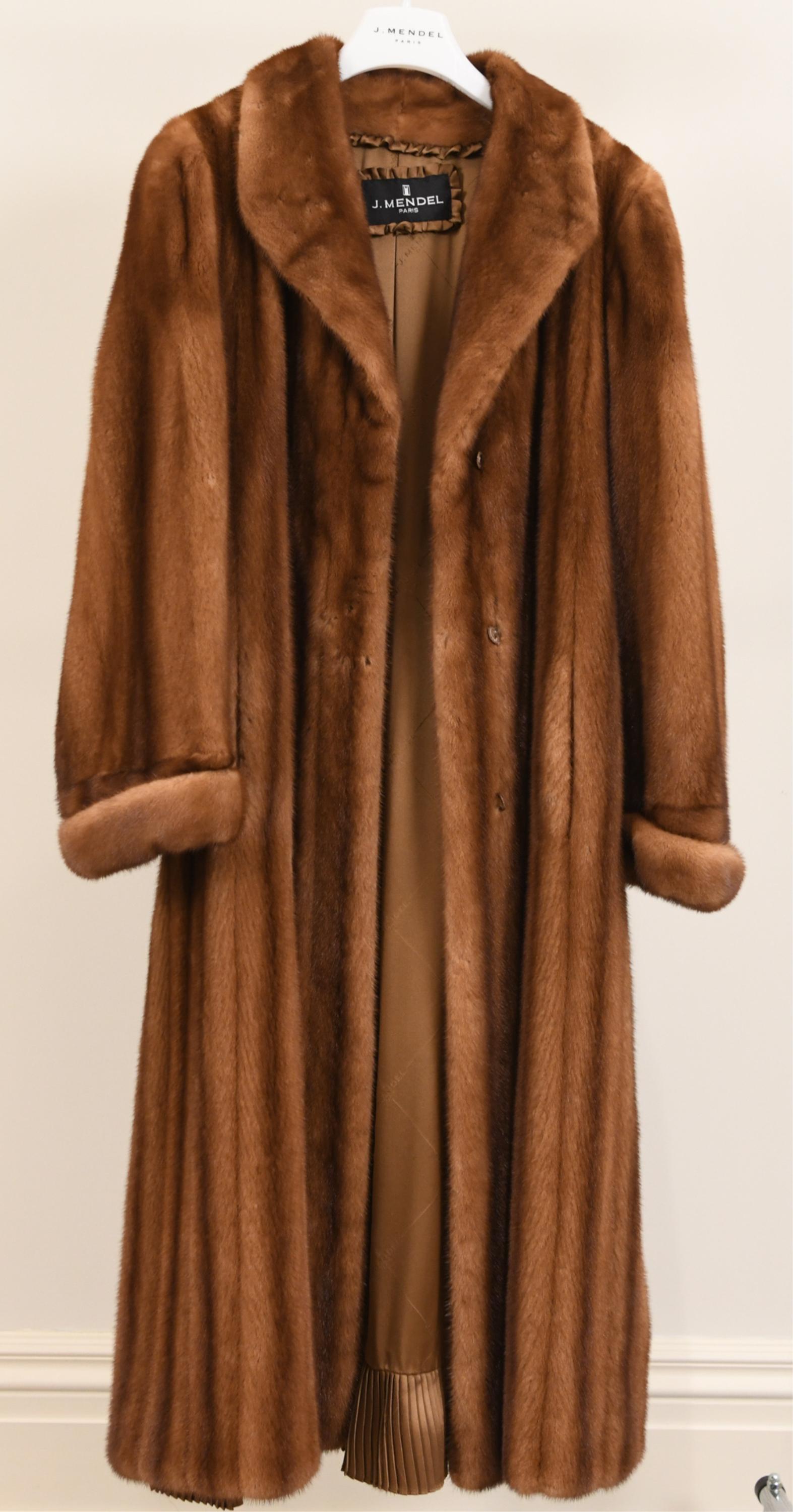 J. MENDEL FULL-LENGTH FUR COAT (1 of 6)