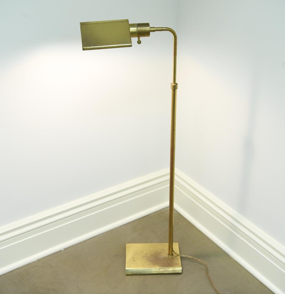 CHAPMAN BRASS ADJUSTABLE FLOOR LAMP (1 of 4)