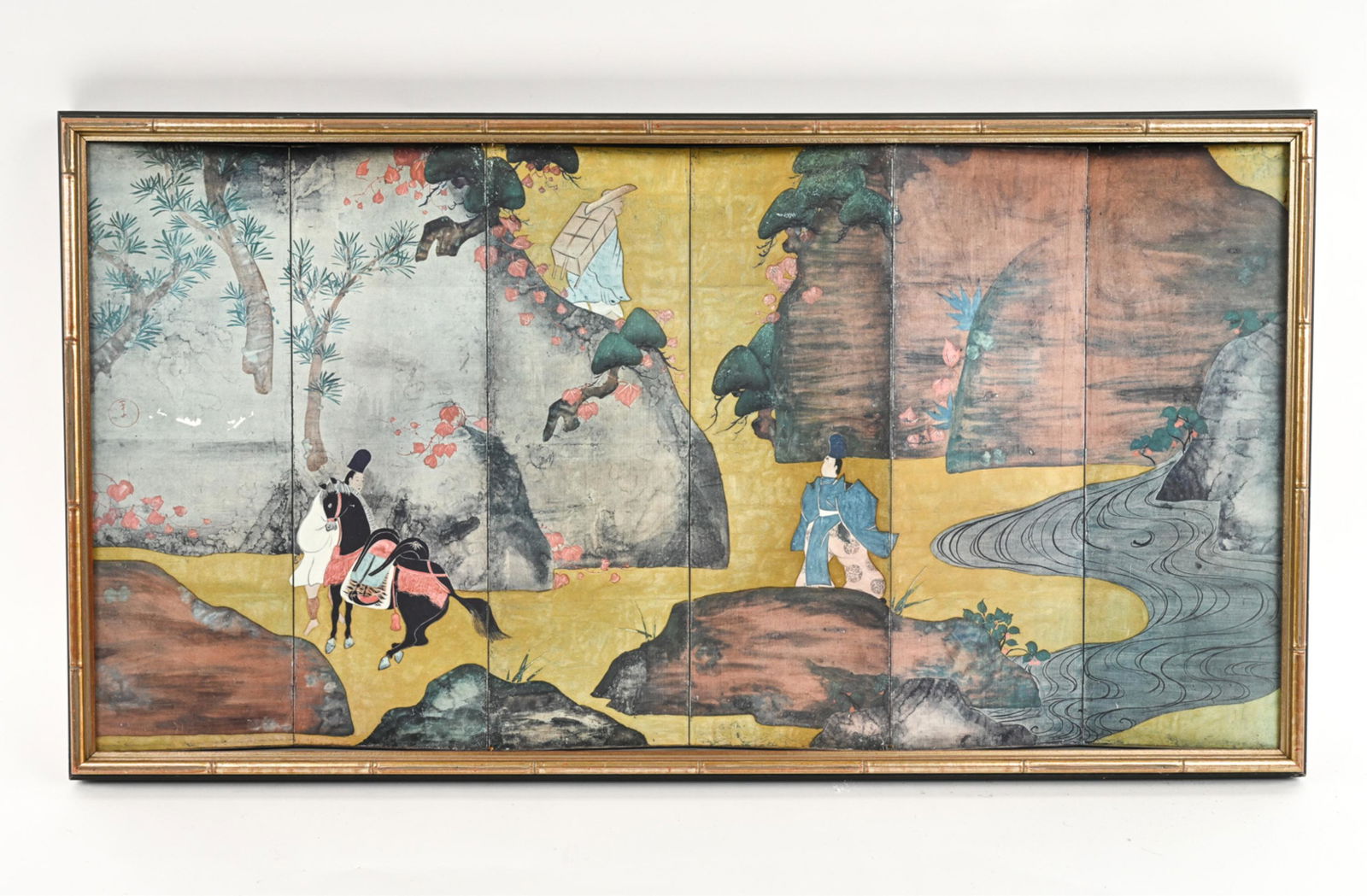 CONTEMPORARY ASIAN FOLDING SCREEN PRINT (1 of 14)