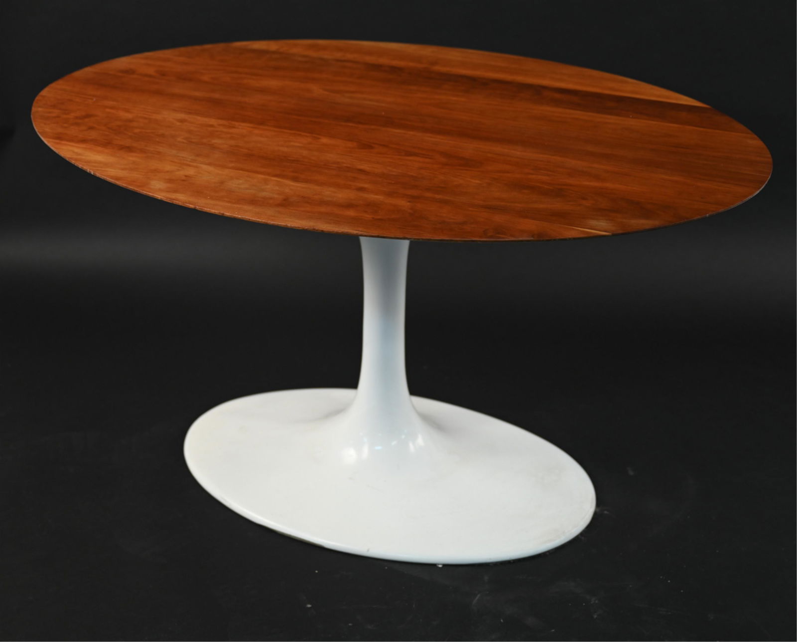 SAARINEN-STYLE WOOD TOP TULIP BREAKFAST TABLE (1 of 17)