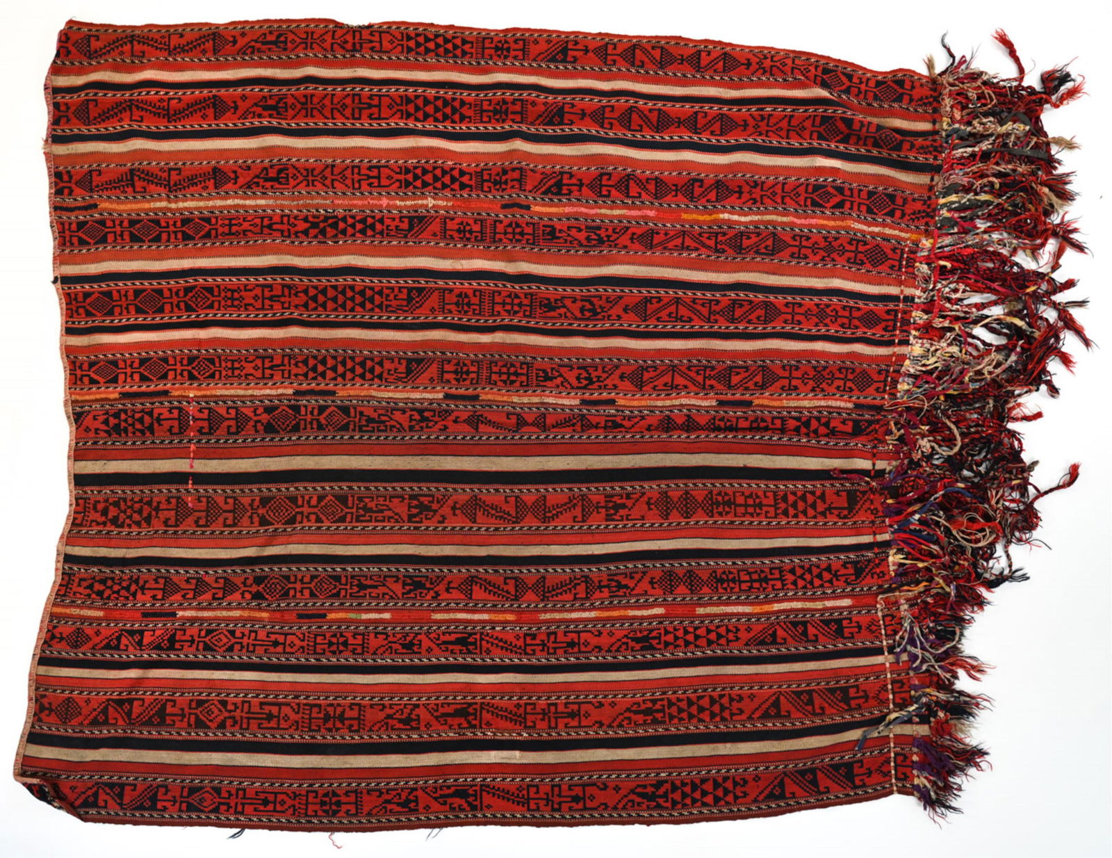 TURKISH TRIBAL HAND-WOVEN KILIM WALL HANGING (1 of 8)