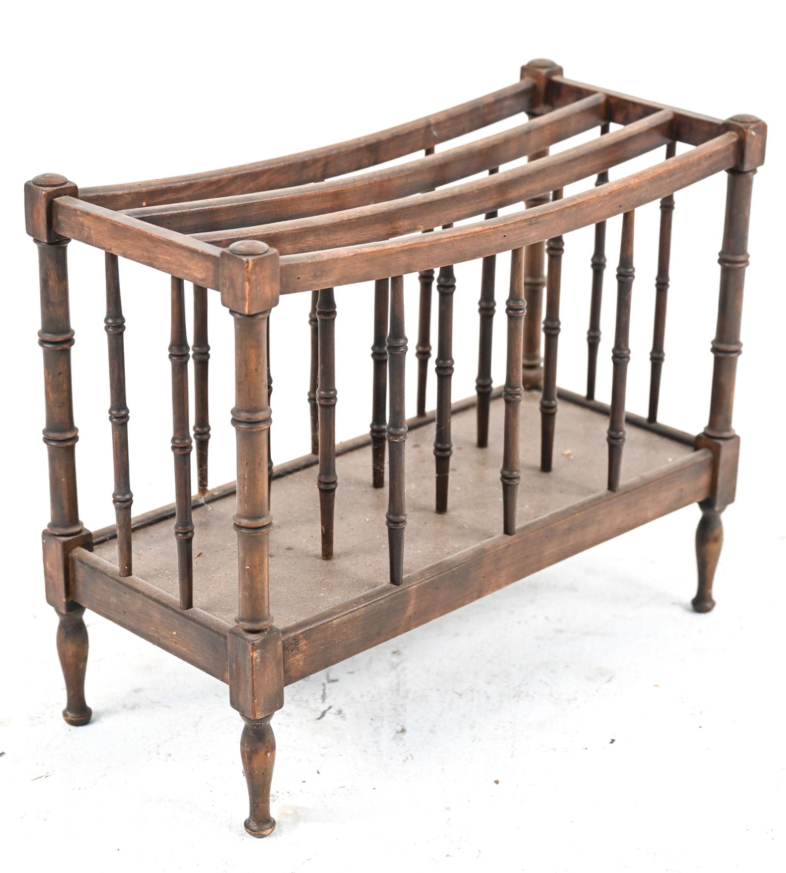 REGENCY STYLE BAMBOO-TURNED CANTERBURY (1 of 12)