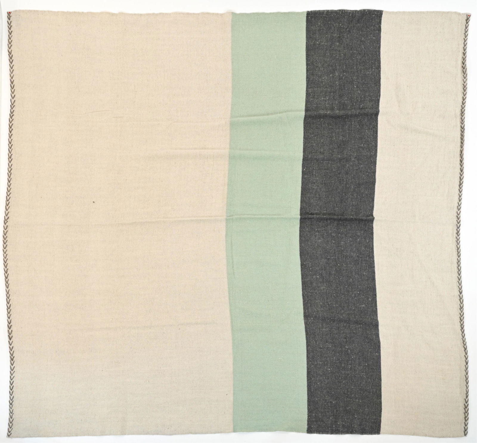 GOLDFINCH WOVEN WOOL-LINEN THROW BLANKET (1 of 5)