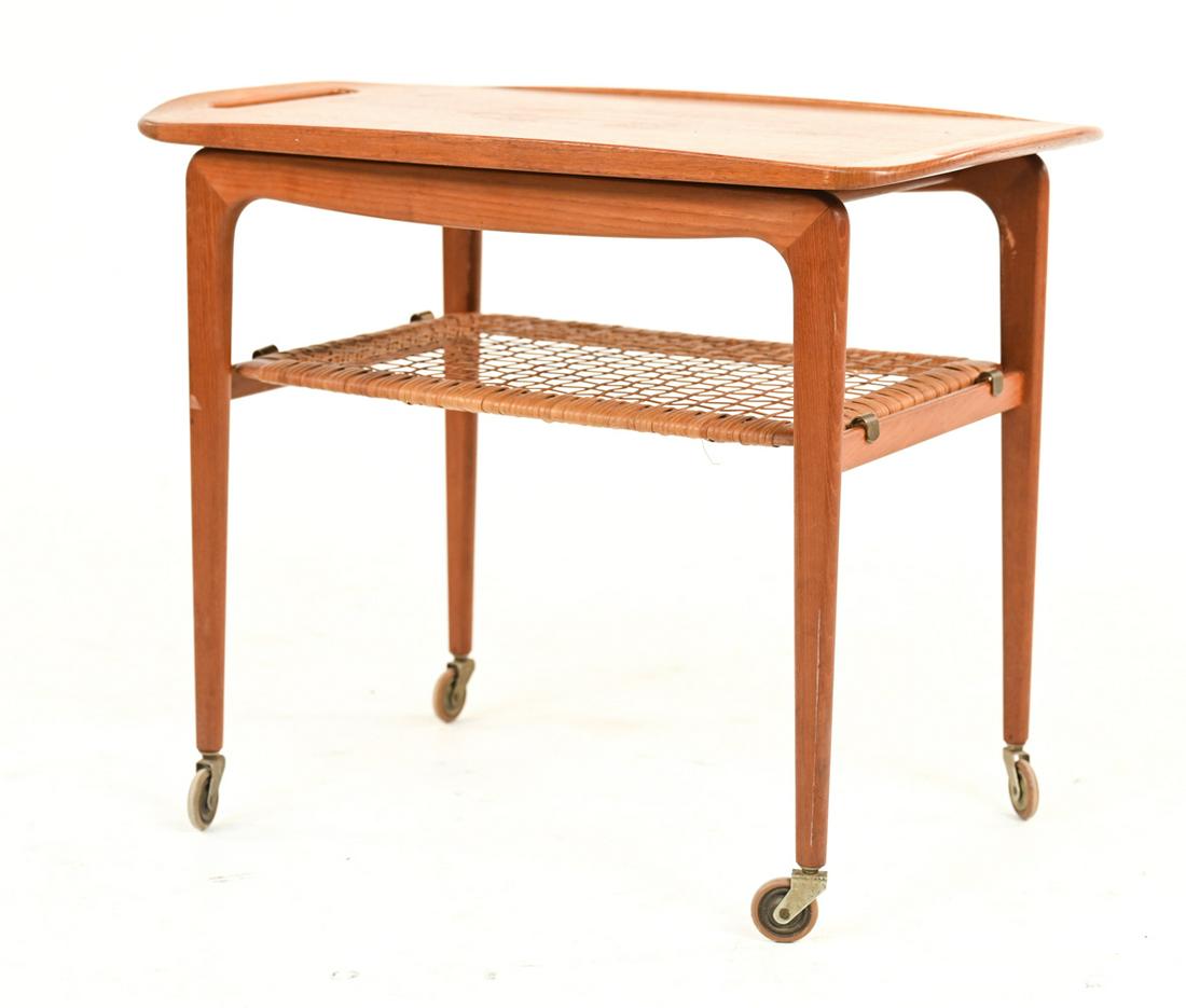 JOHS ANDERSEN ROLLING SIDE TABLE FOR SILKEBORG (1 of 14)