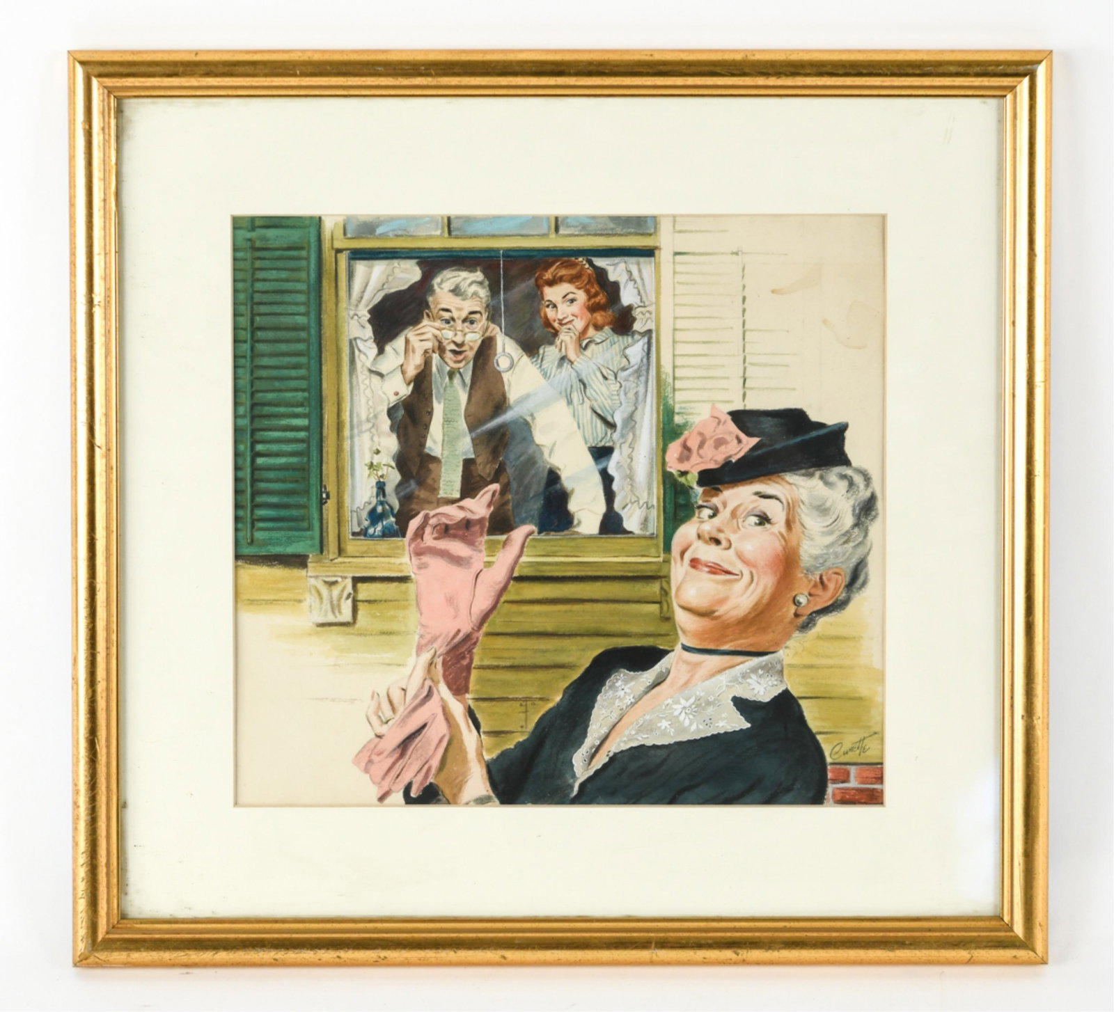LOU CUNETTE (AMERICAN, EARLY 20TH C.) ILLUSTRATION (1 of 7)