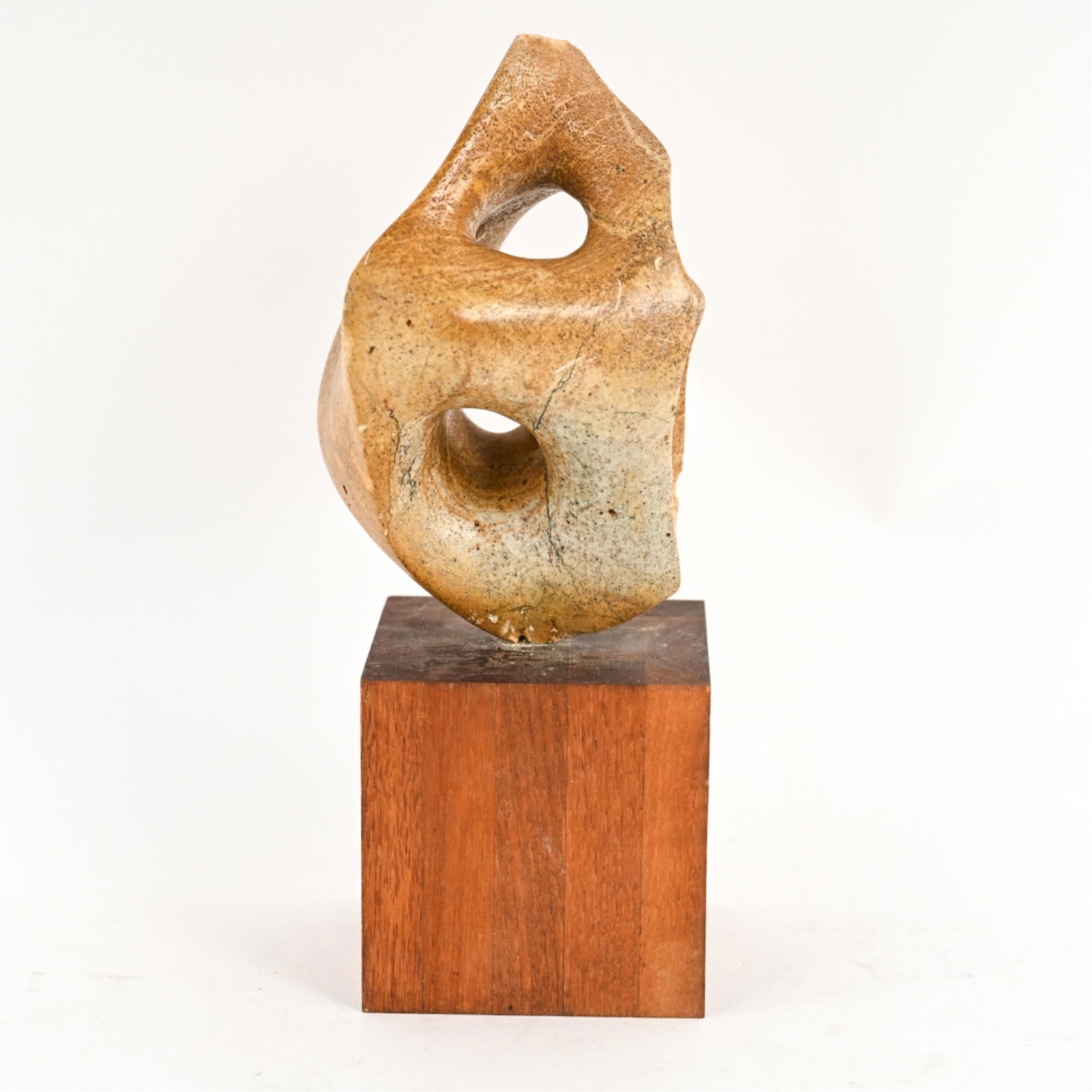 DORIS SAMS ABSTRACT CARVED STONE SCULPTURE (1 of 15)