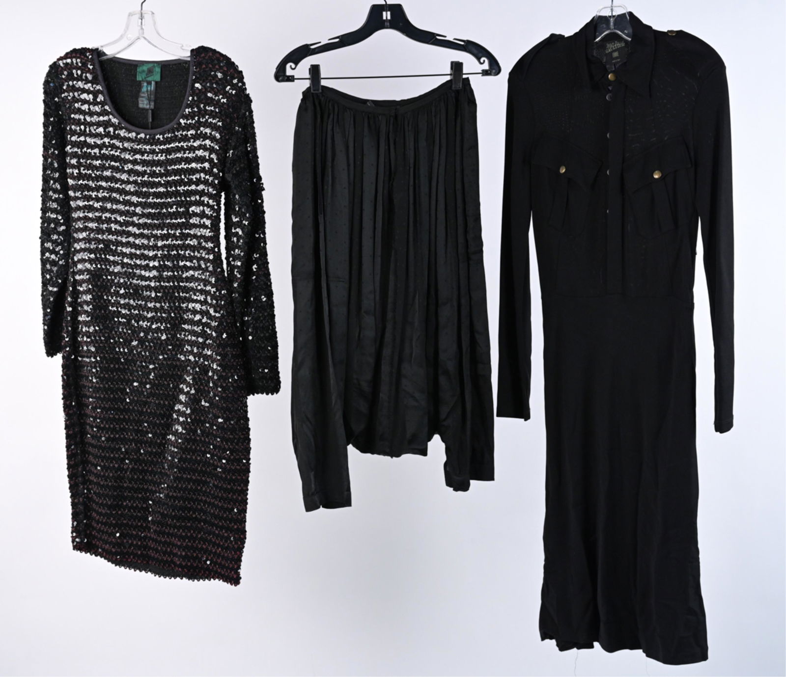 JEAN PAUL GAULTIER PANTS & (2) DRESSES 1980'S-90'S (1 of 20)