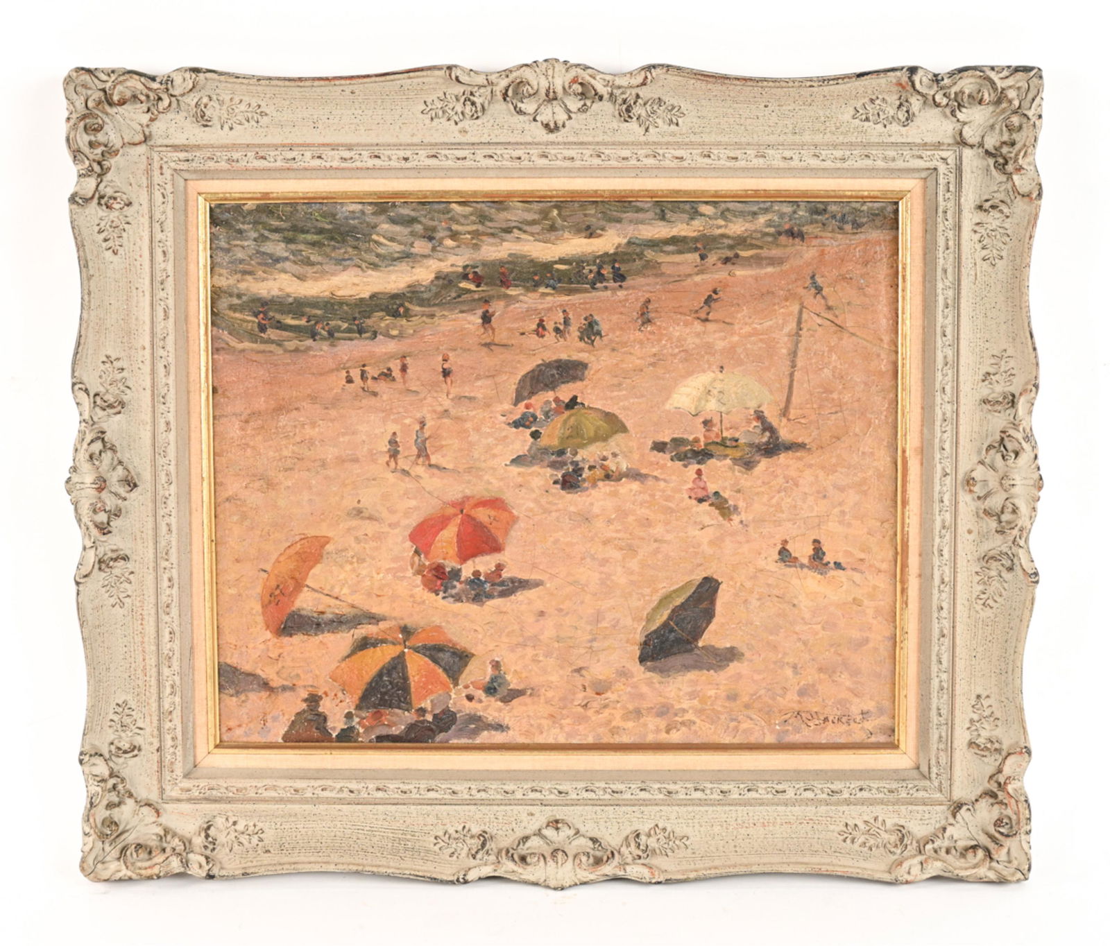 MARTIN J. JACKSON, NY-CA (1871-1955) O/C BEACH (1 of 13)