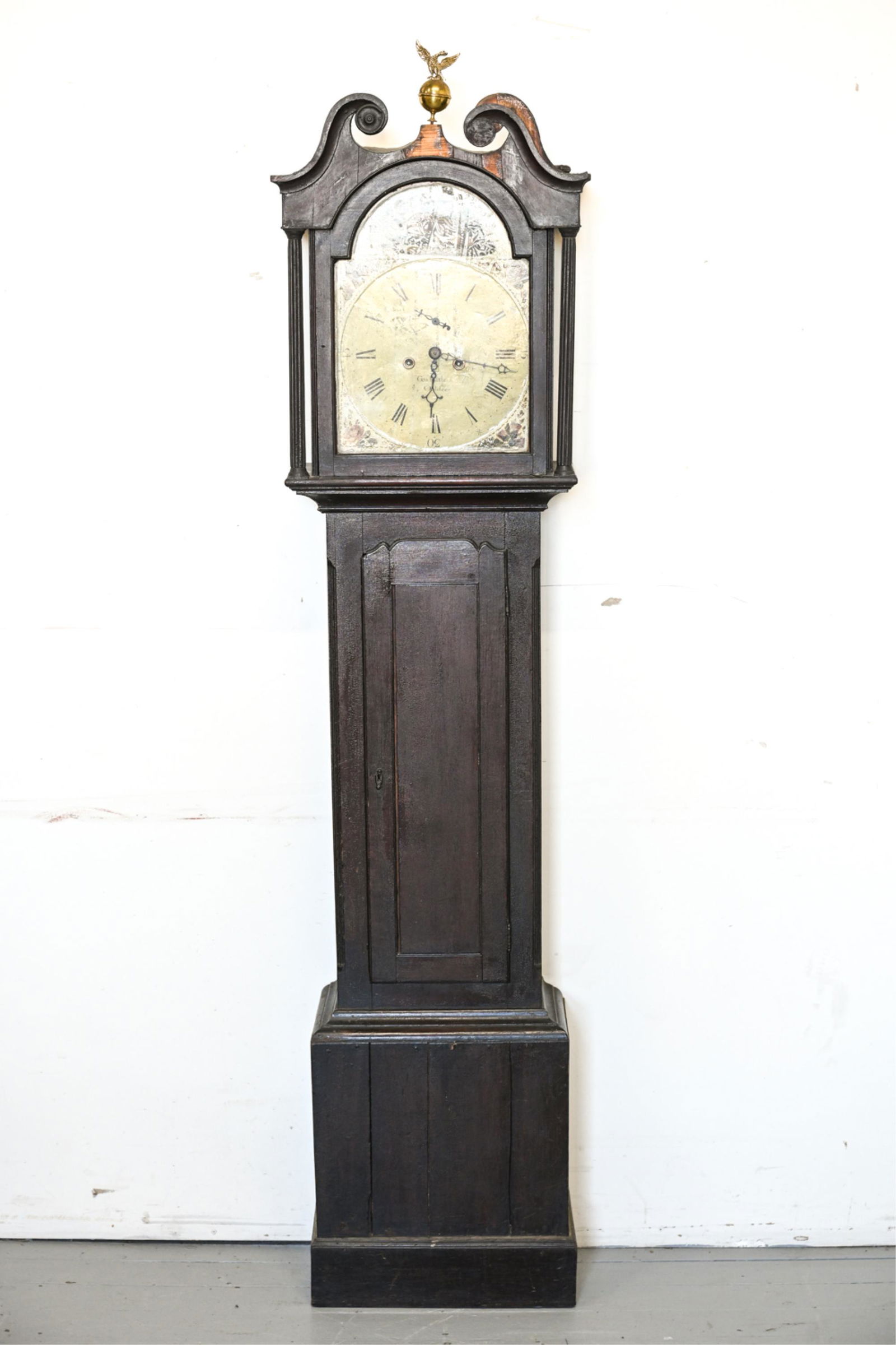 19TH C. SCOTTISH G. MATHERS TALL CASE CLOCK (1 of 19)