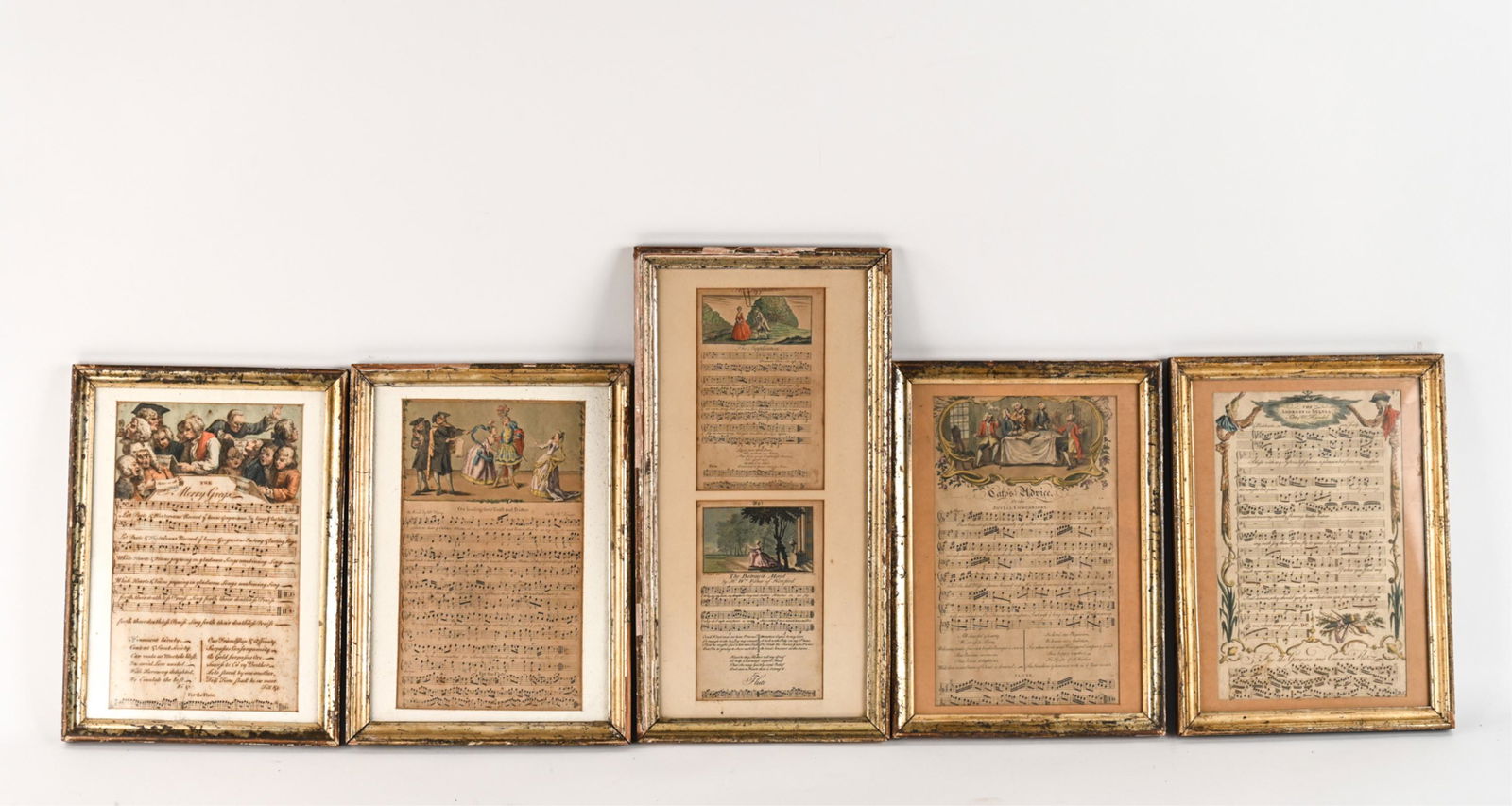 (5) ANTIQUE SHEET MUSIC PRINTS (1 of 14)
