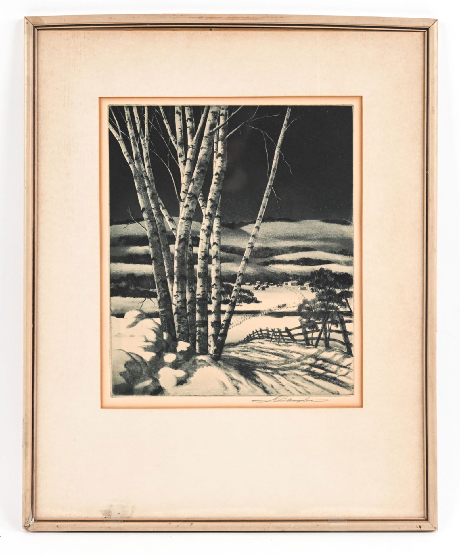 SAMUEL L. MARGOLIES (1897-1974) SIGNED ETCHING (1 of 10)