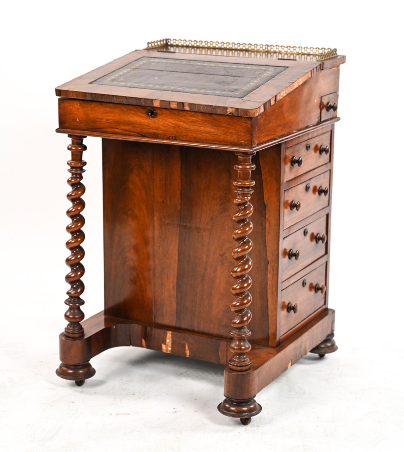 ANTIQUE DAVENPORT DESK, FOR RESTORATION (1 of 17)