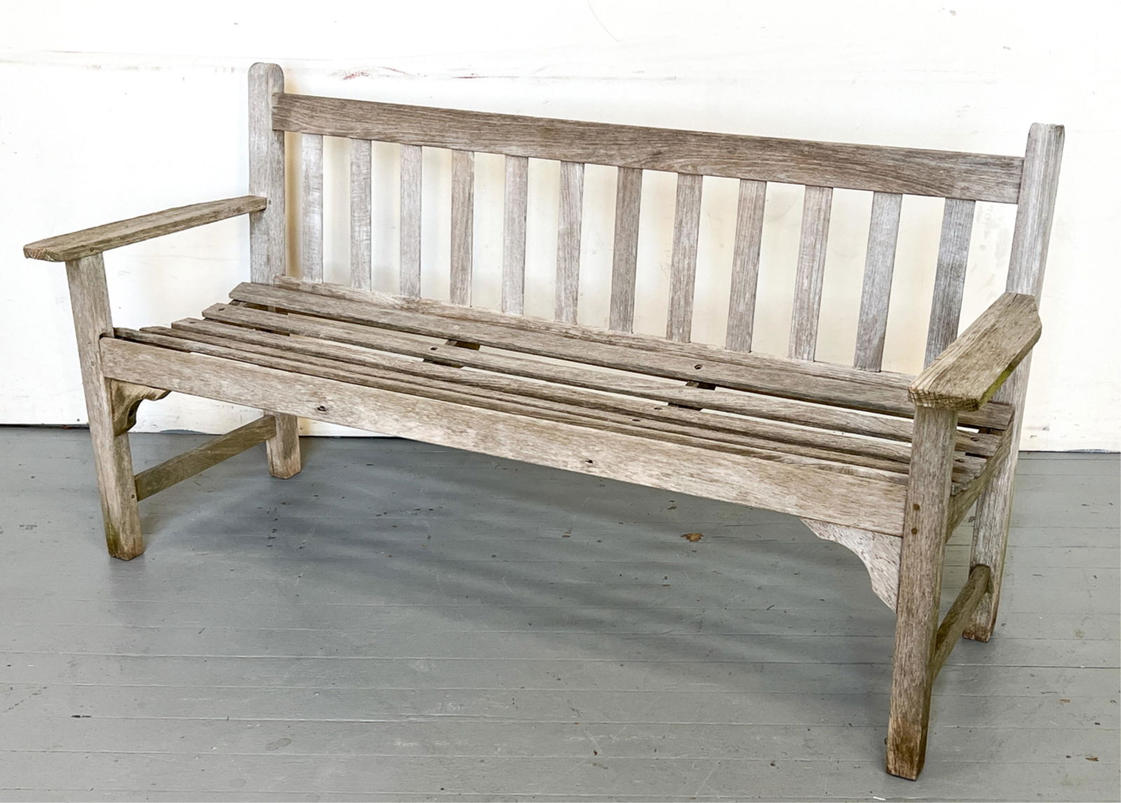 TEAK OUTDOOR BENCH (1 of 9)