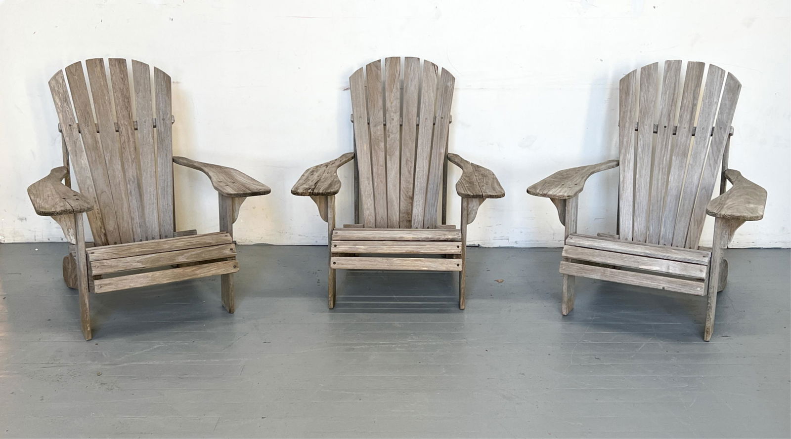 (3) TEAK ADIRONDACK CHAIRS (1 of 13)
