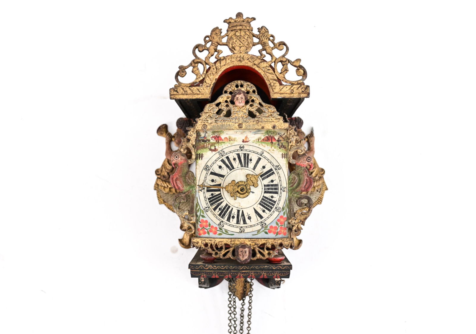 19TH C. DUTCH WALL CLOCK (1 of 12)