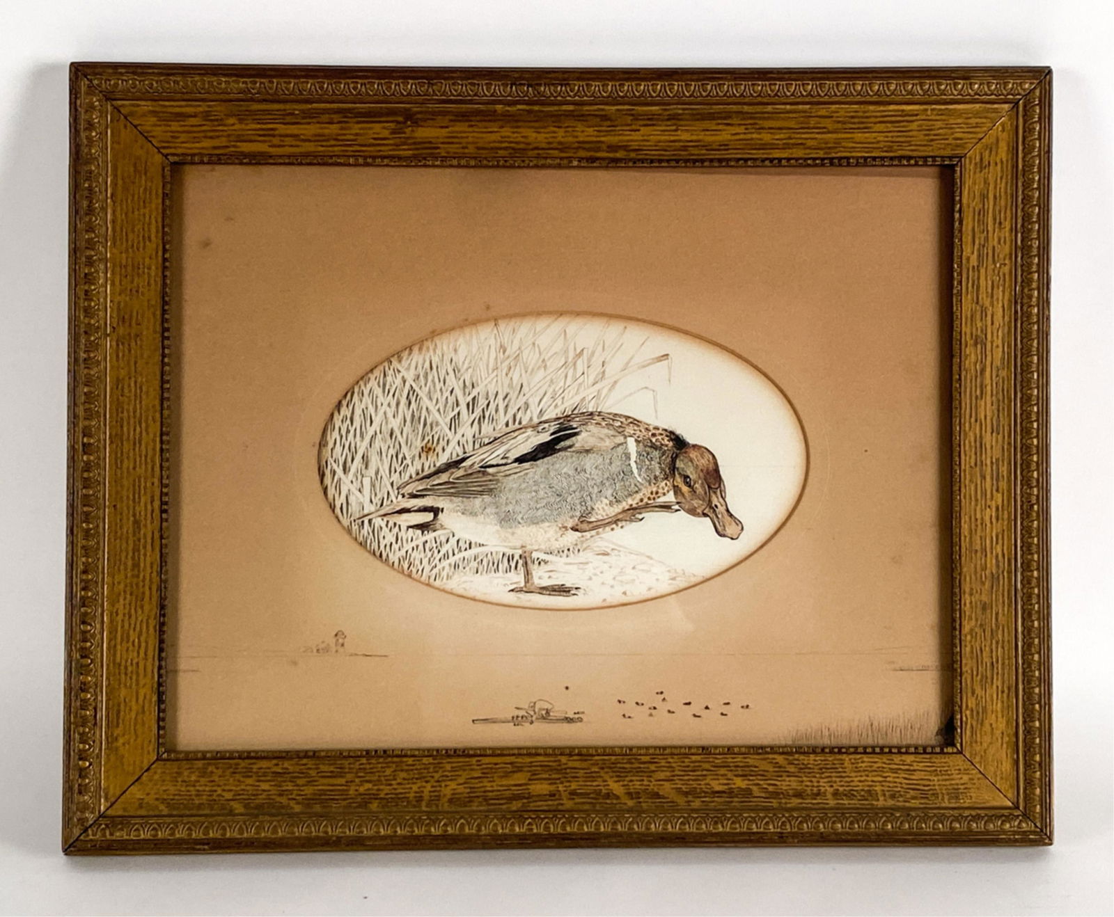 CHARLES "SHANG" WHEELER (1872-1949) DUCK DRAWING (1 of 11)