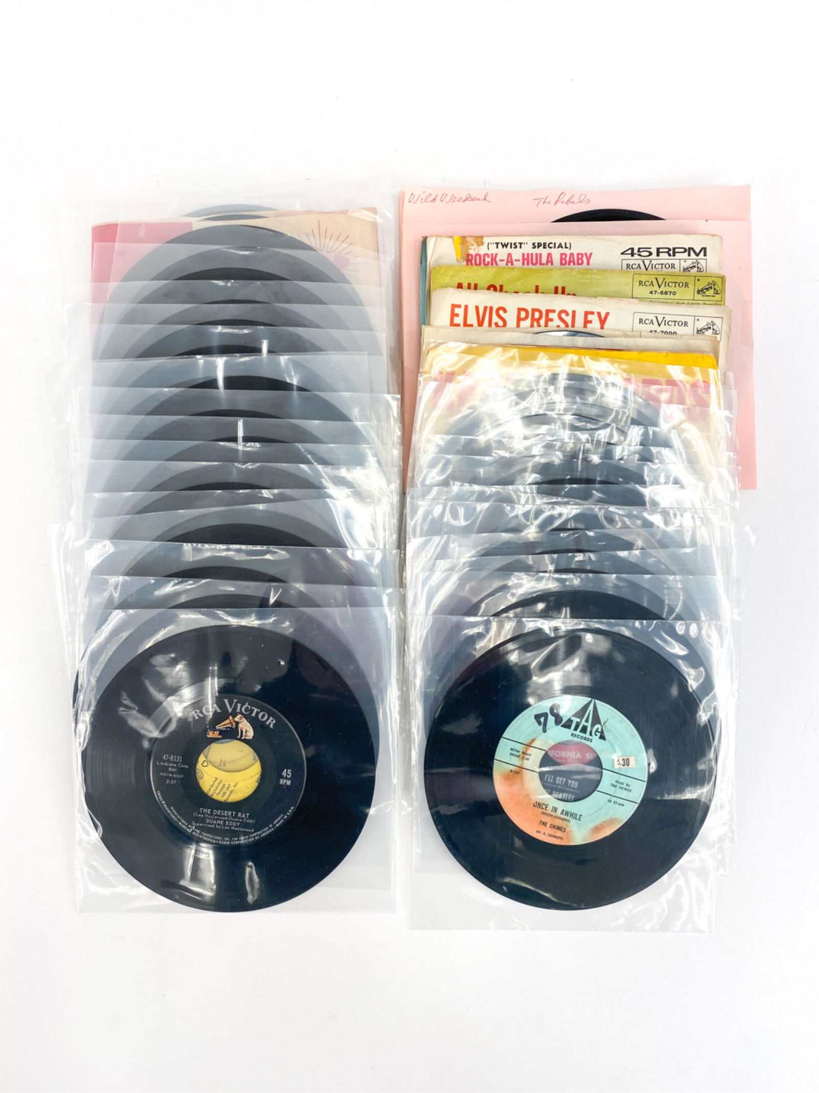 GROUPING OF VINTAGE RECORDS INCL. ROCK & DOO-WOP (1 of 7)