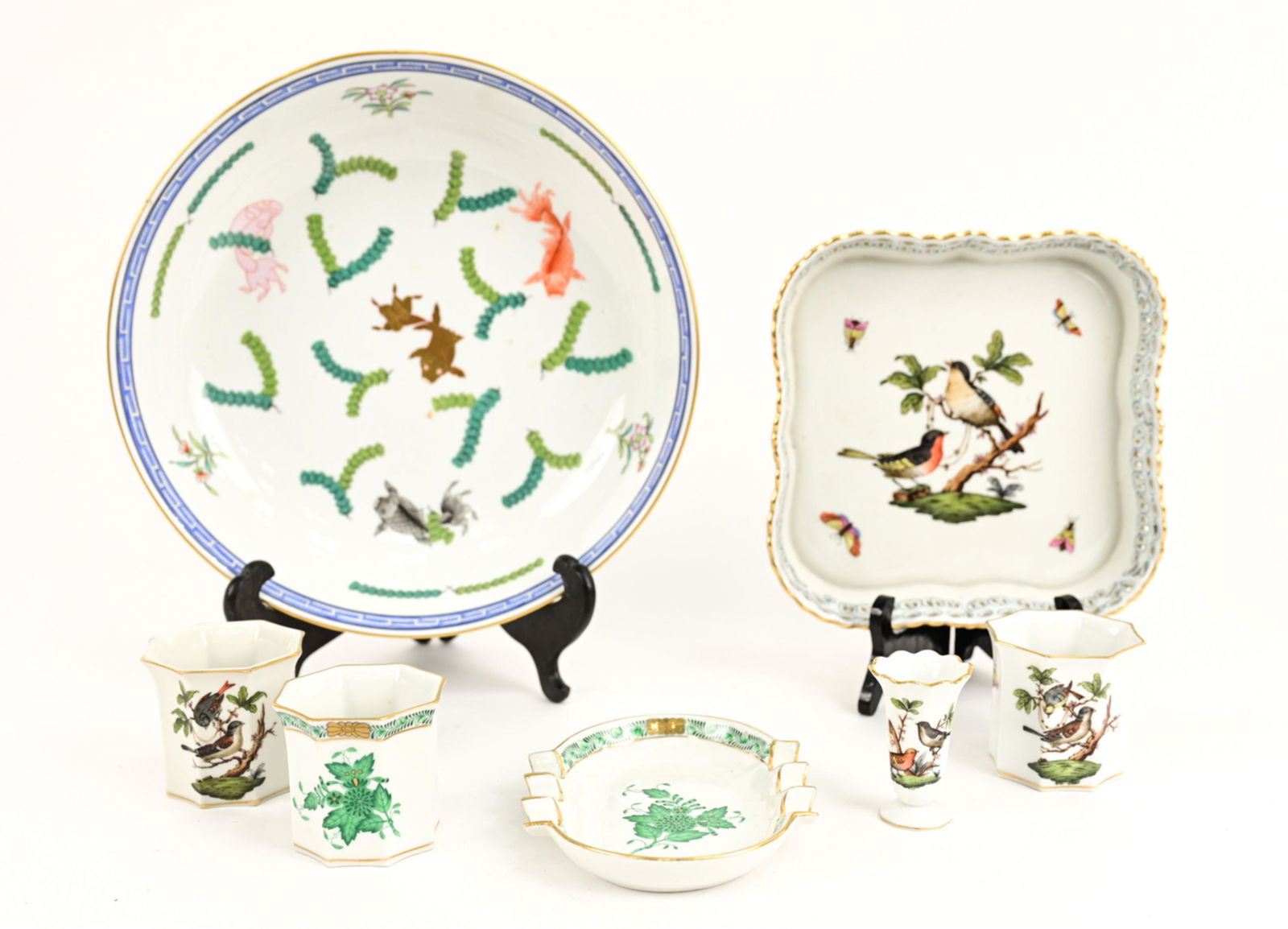 GROUPING OF HEREND PORCELAIN (1 of 20)