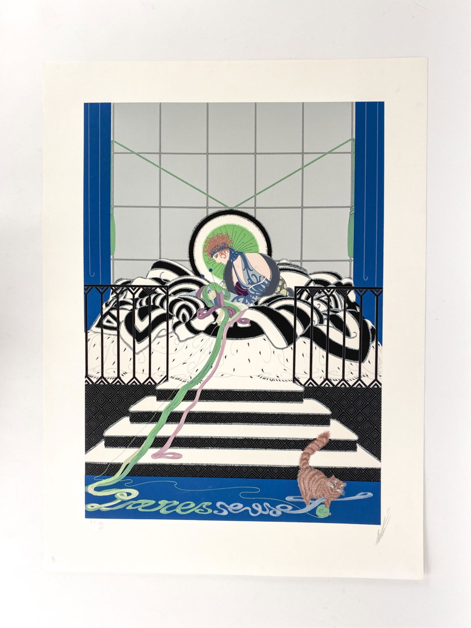 ERTE "PARESSEUSE" SERIGRAPH LTD. ED. (1 of 8)