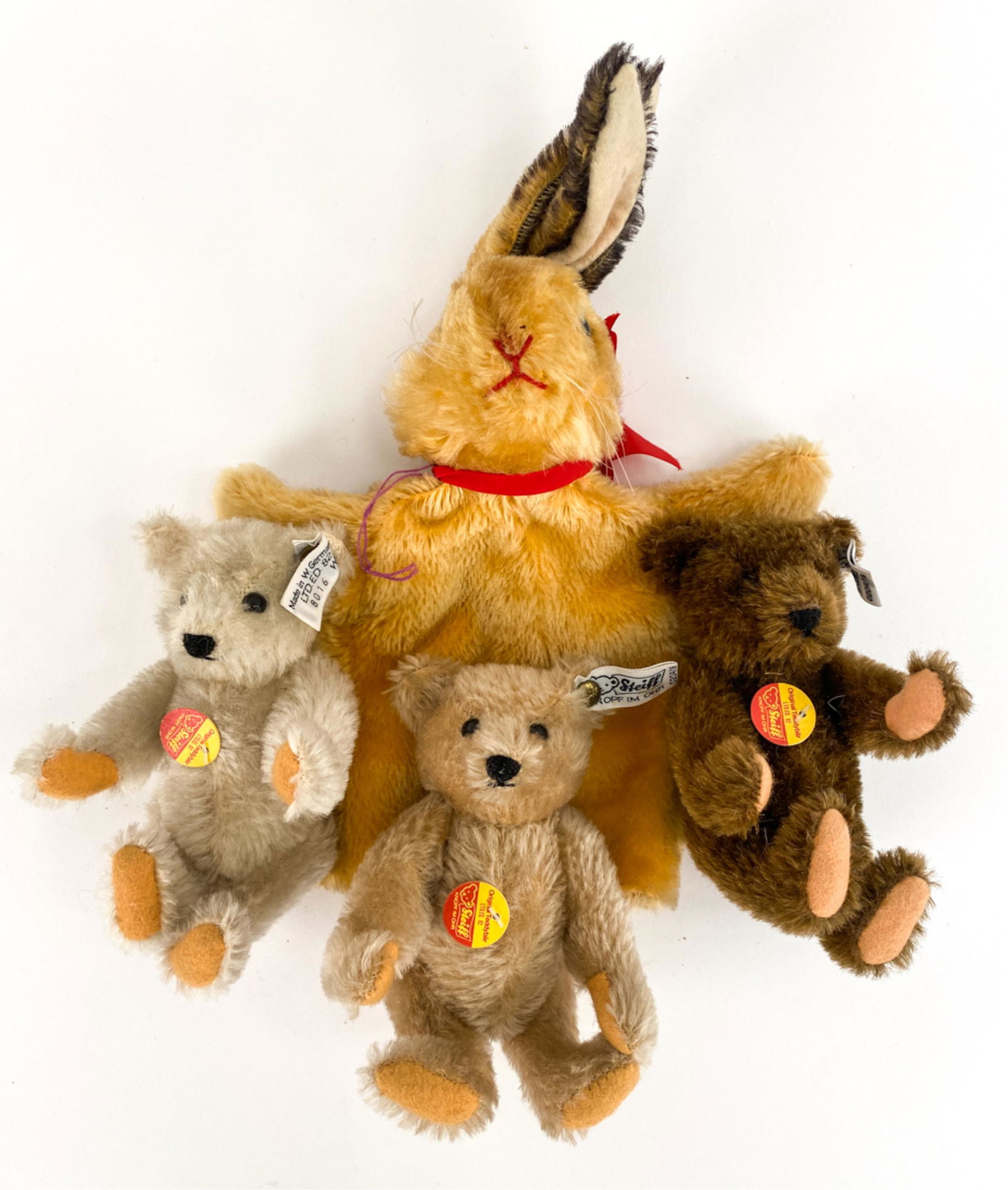 (4) VINTAGE STUFFED ANIMALS INCL. STEIFF (1 of 8)