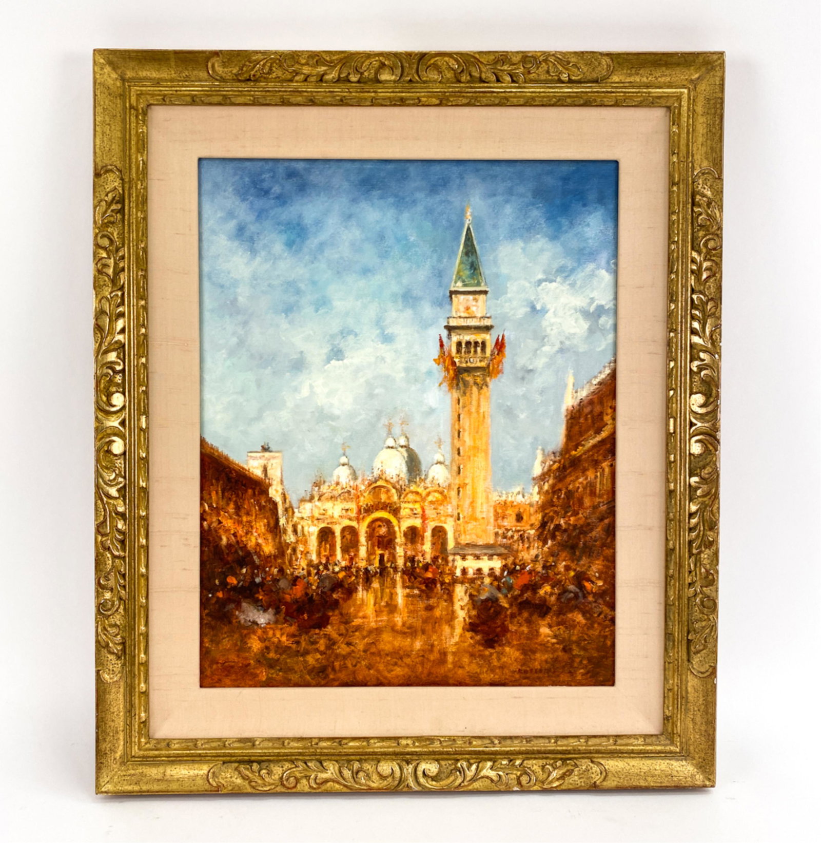 G. ROSSETTI, ITALIAN (20TH C.) O/C VENICE (1 of 7)