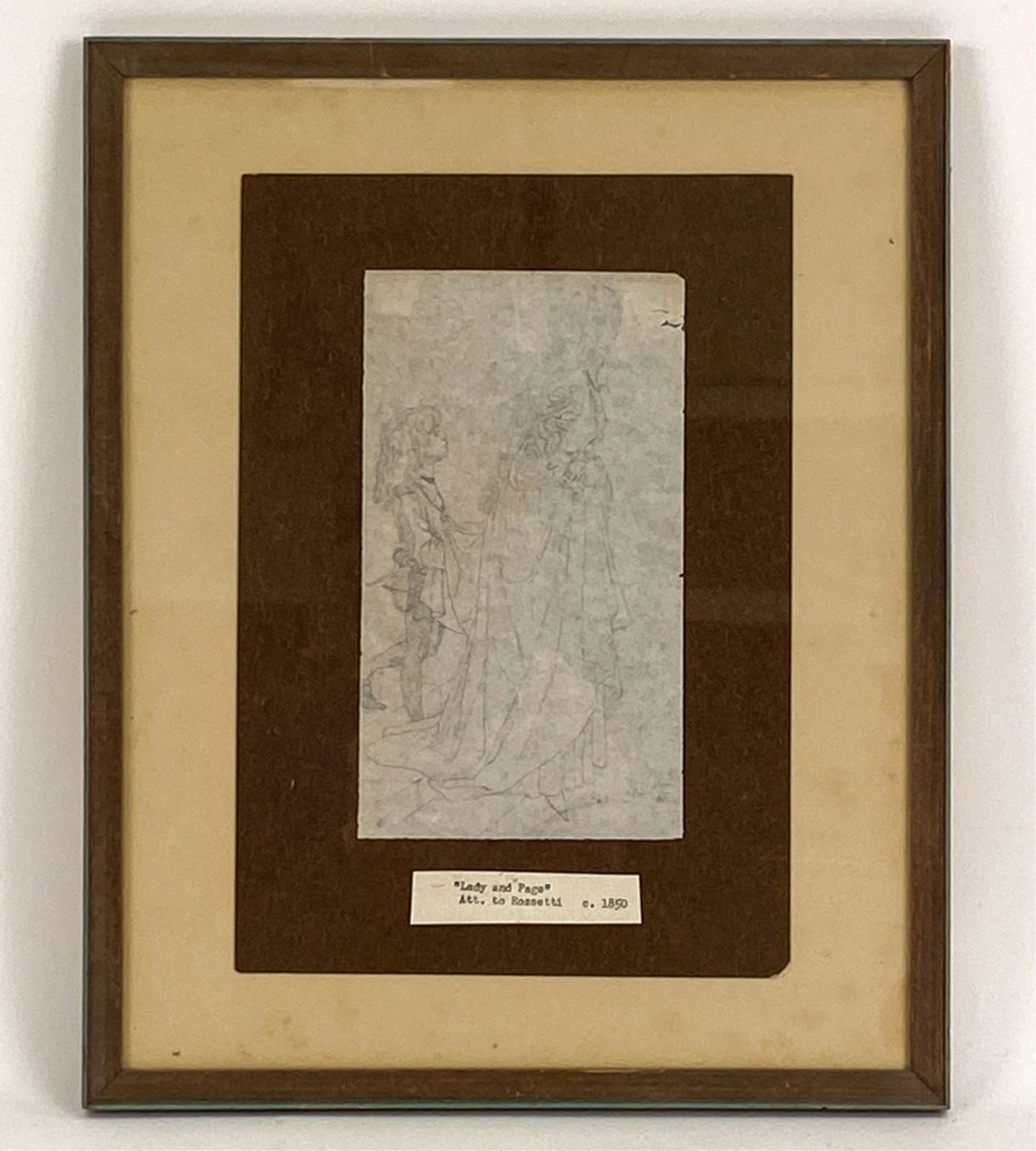 BRITISH PRE-RAPHAELITE DRAWING (1 of 7)