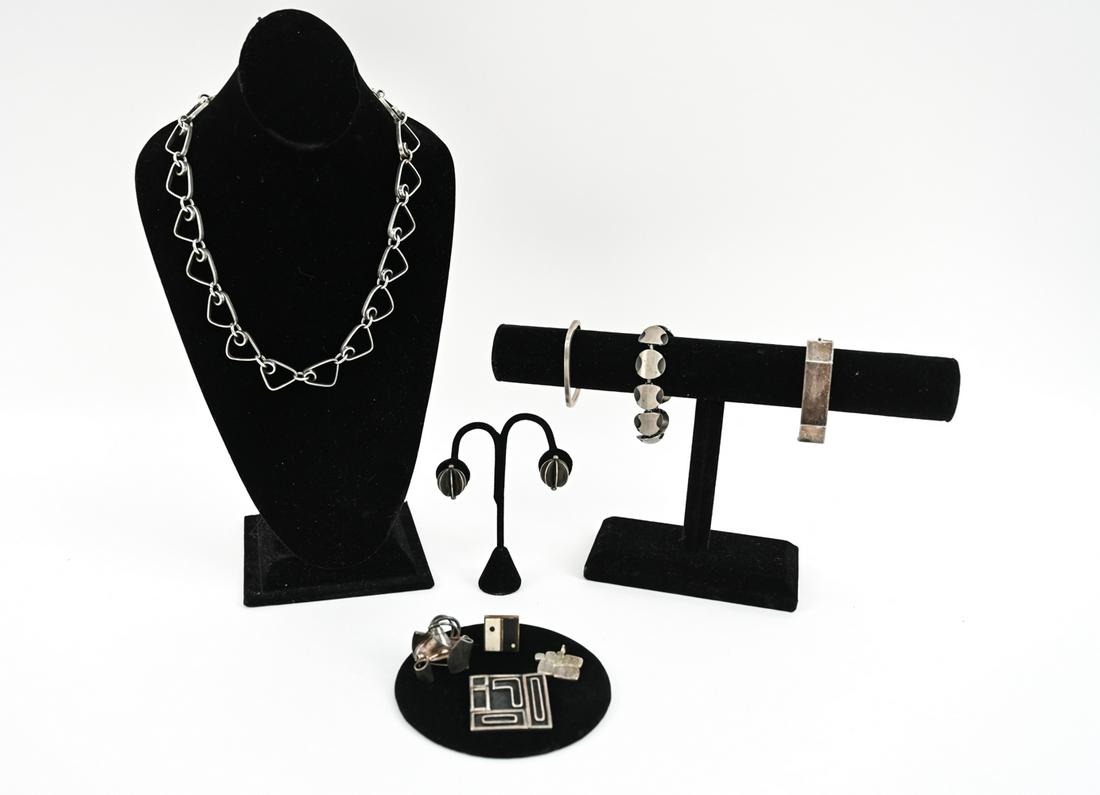 MID-CENTRY STERLING SILVER JEWELRY (1 of 20)