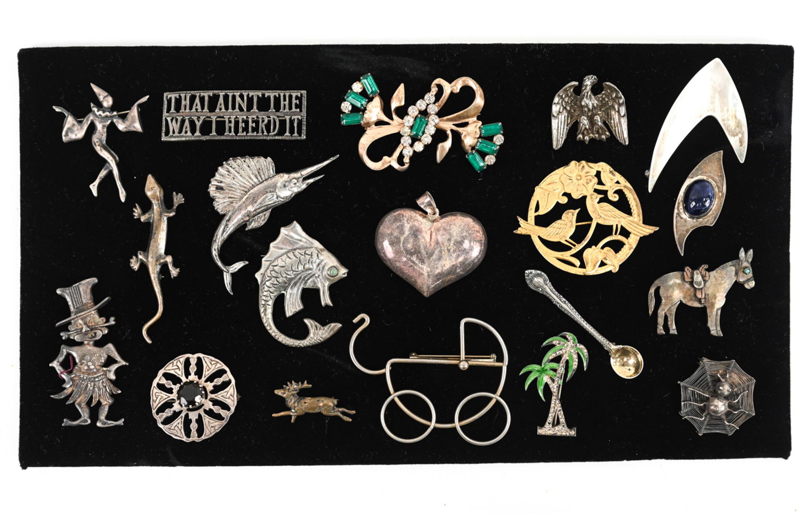 GROUPING OF STERLING SILVER JEWELRY (1 of 20)