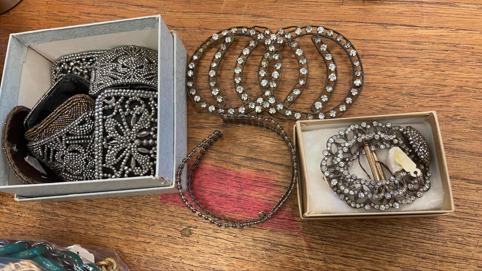 LARGE GROUPING OF ANTIQUE SHOE BUCKLES (1 of 7)