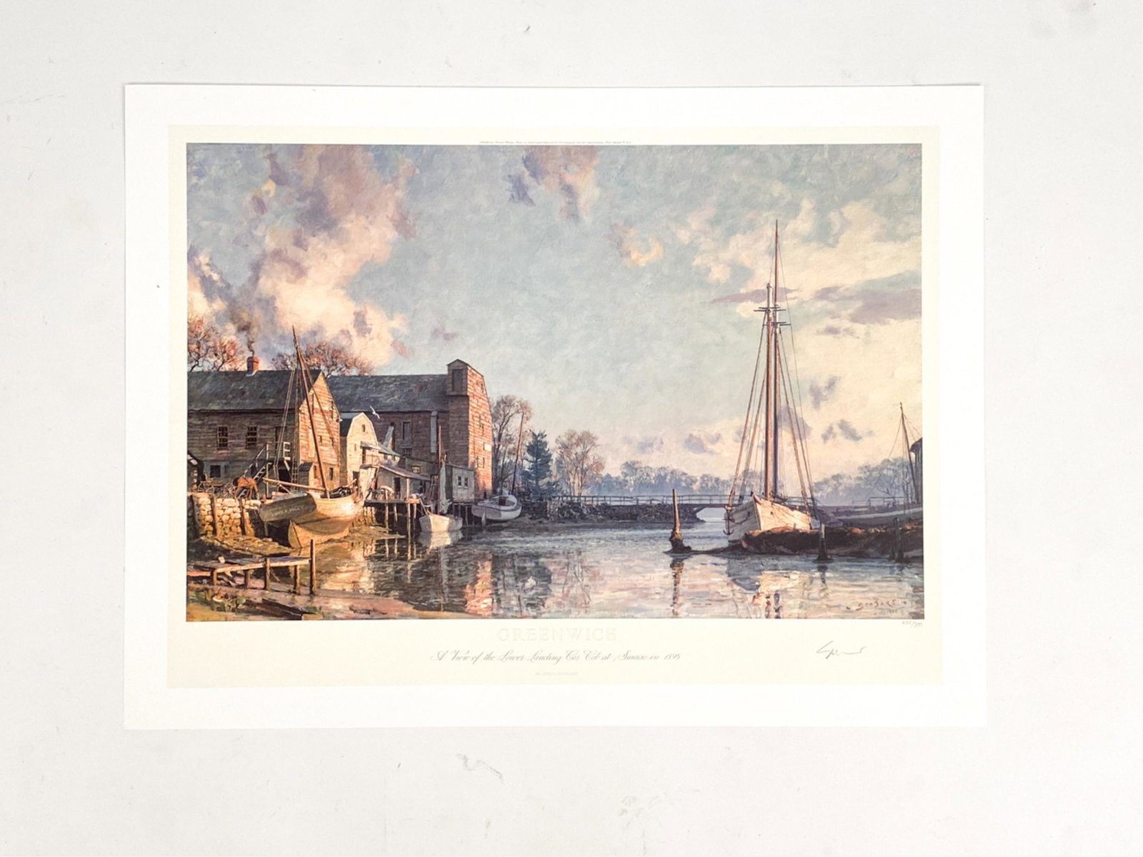 JOHN STOBART LTD. ED. "GREENWICH" PRINT (1 of 7)