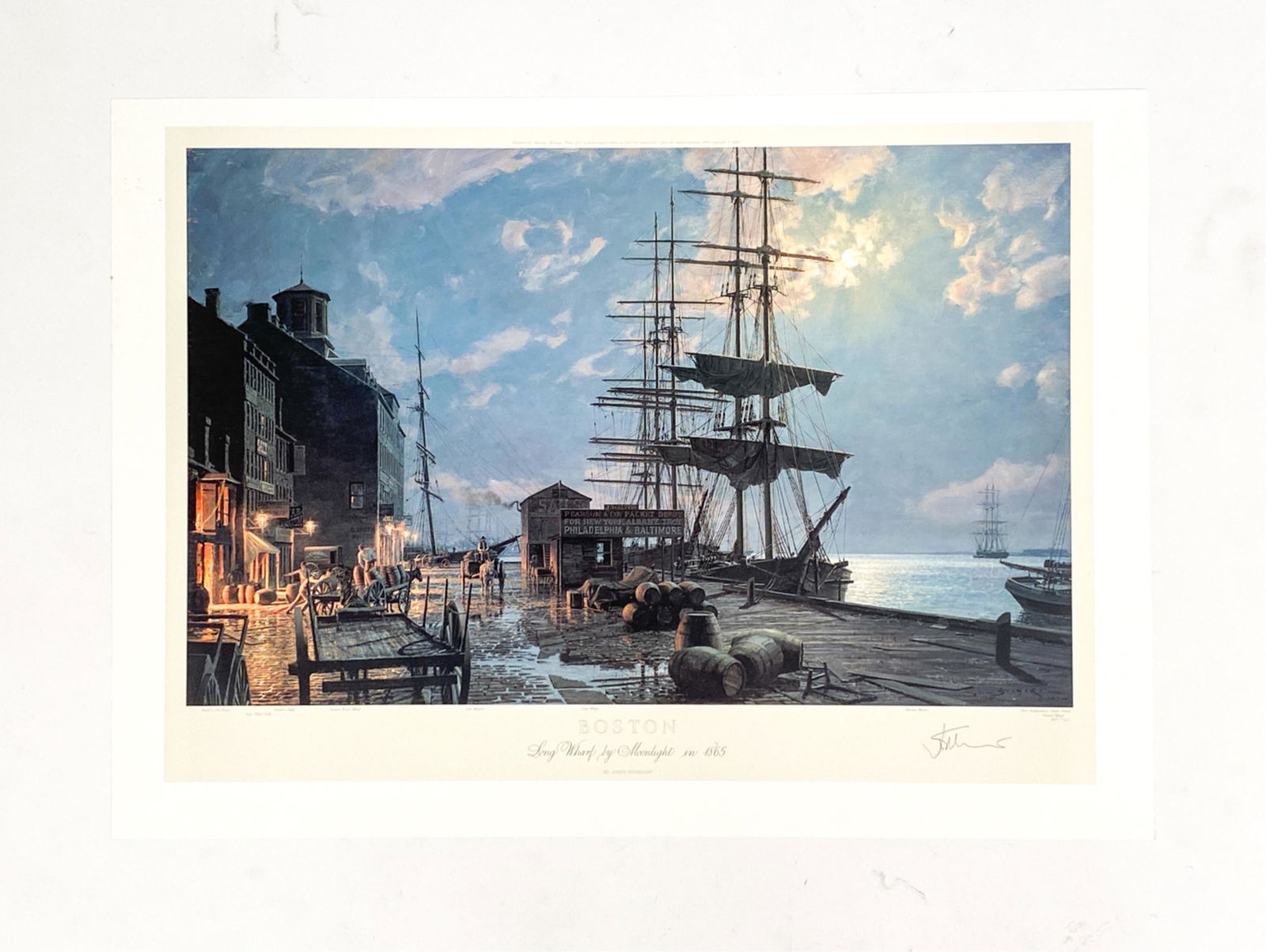 JOHN STOBART LTD. ED. "BOSTON" PRINT (1 of 10)