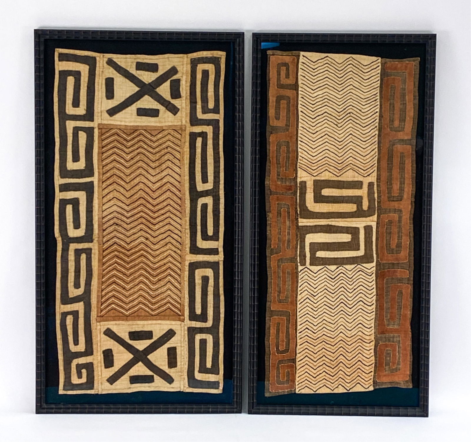 (2) FRAMED VINTAGE AFRICAN TEXTILES (1 of 14)