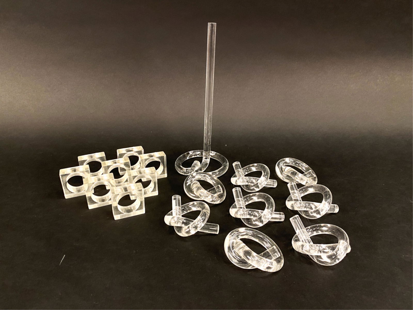 MID-CENTURY DOROTHY THORPE LUCITE ETC. (1 of 6)