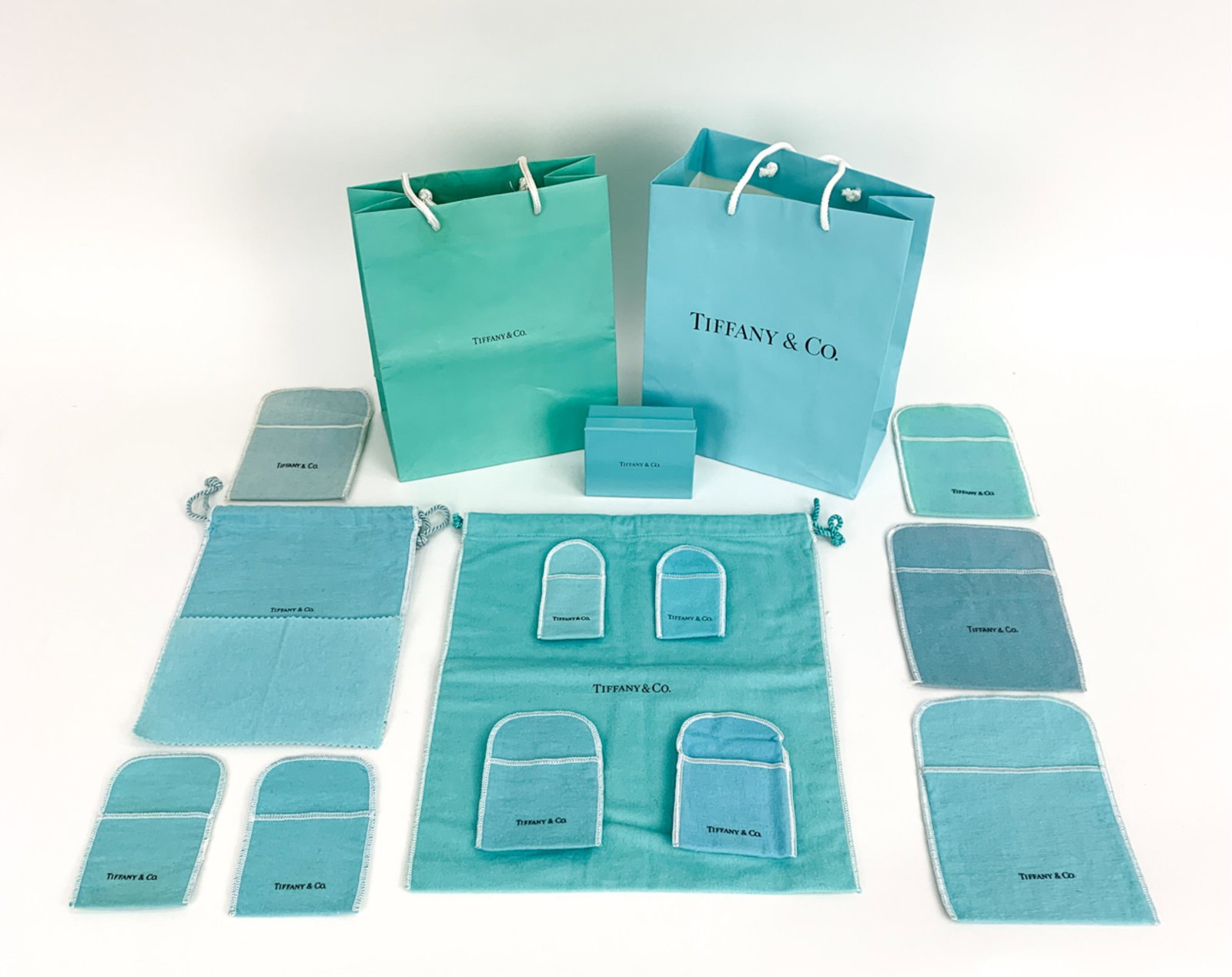 TIFFANY JEWELRY DUST BAG GROUPING ETC. (1 of 9)
