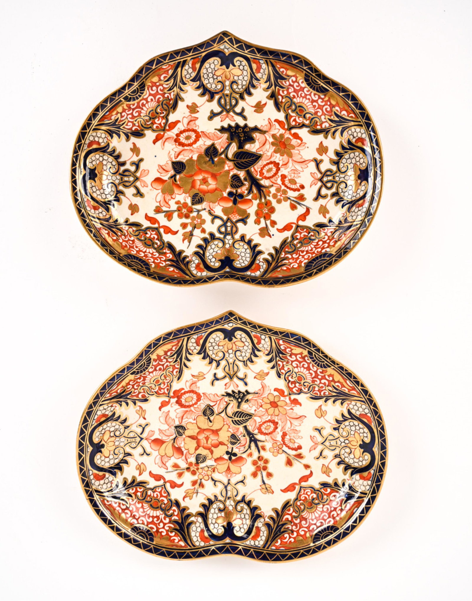 (2) 19TH C. ROYAL CROWN DERBY PORCELAIN PLATES (1 of 9)