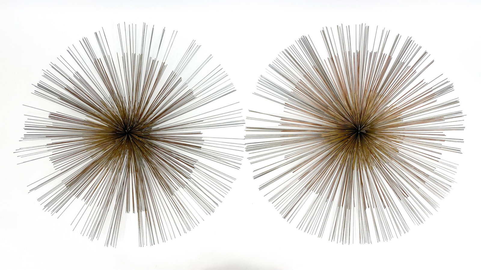 CURTIS JERE POM POM SUNBURST WALL SCULPTURES (1 of 6)