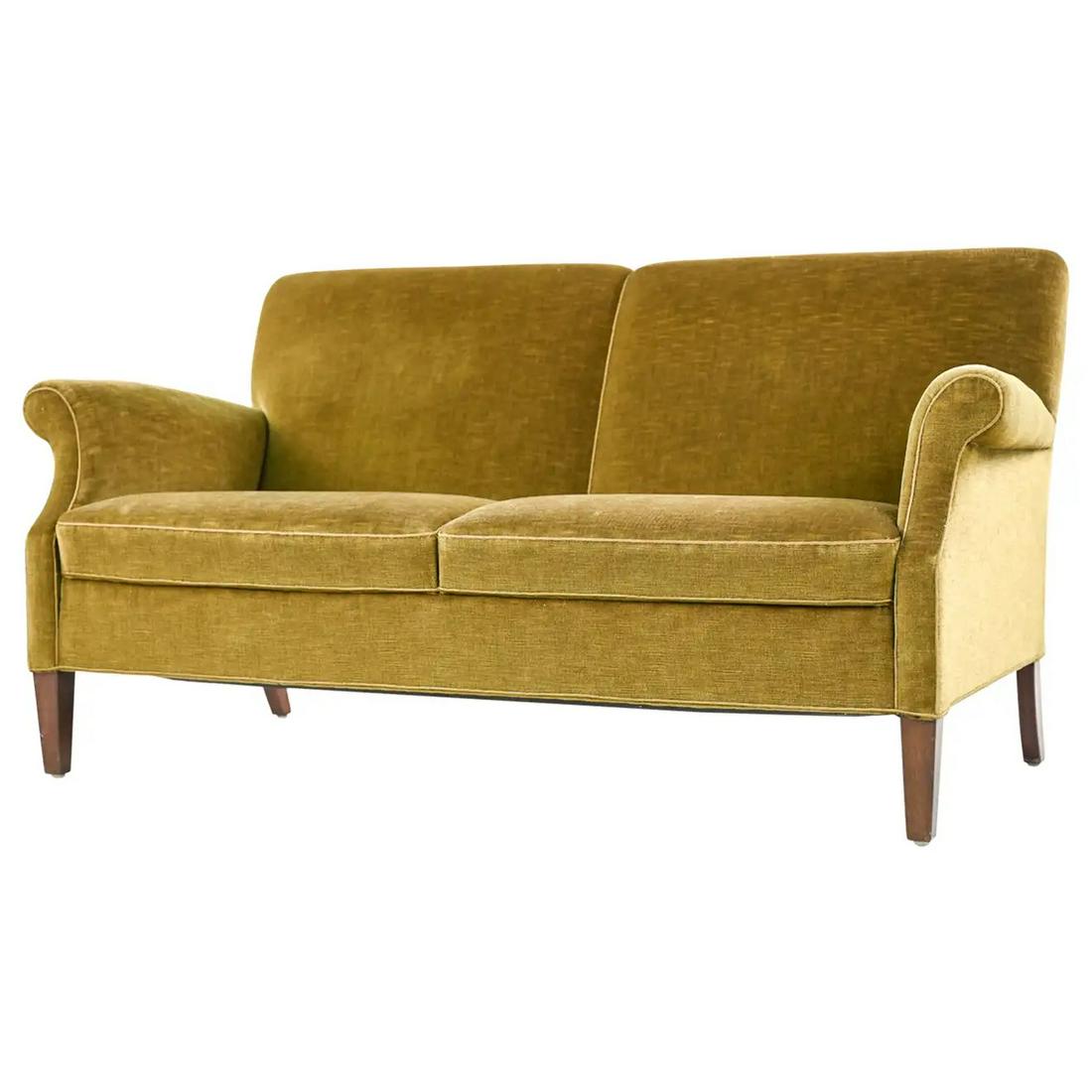 FRITS HENNINGSEN-STYLE 2-SEATER SOFA (1 of 13)