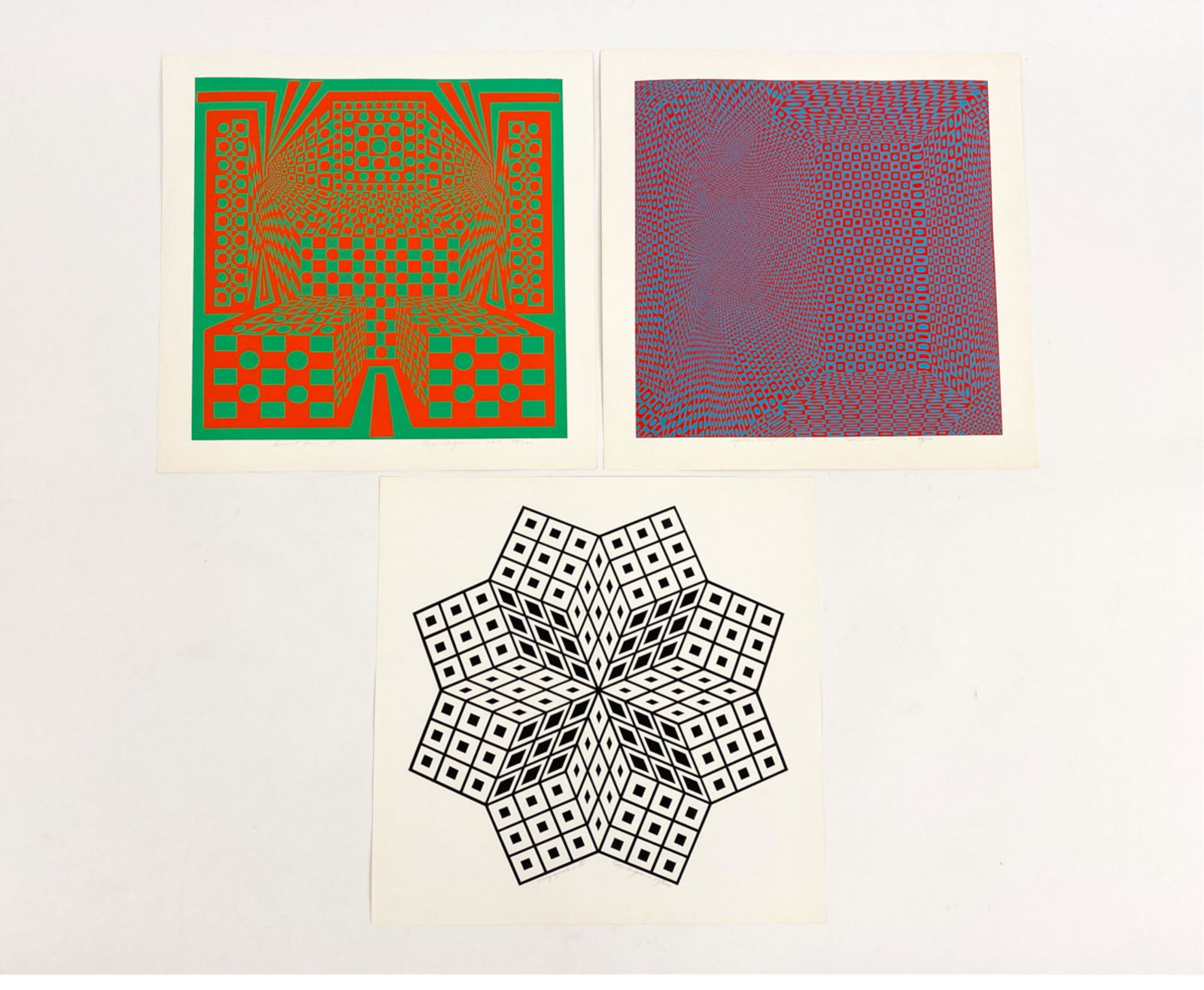 (3) ROY AHLGREN (1927-2011) SERIGRAPHS (1 of 19)