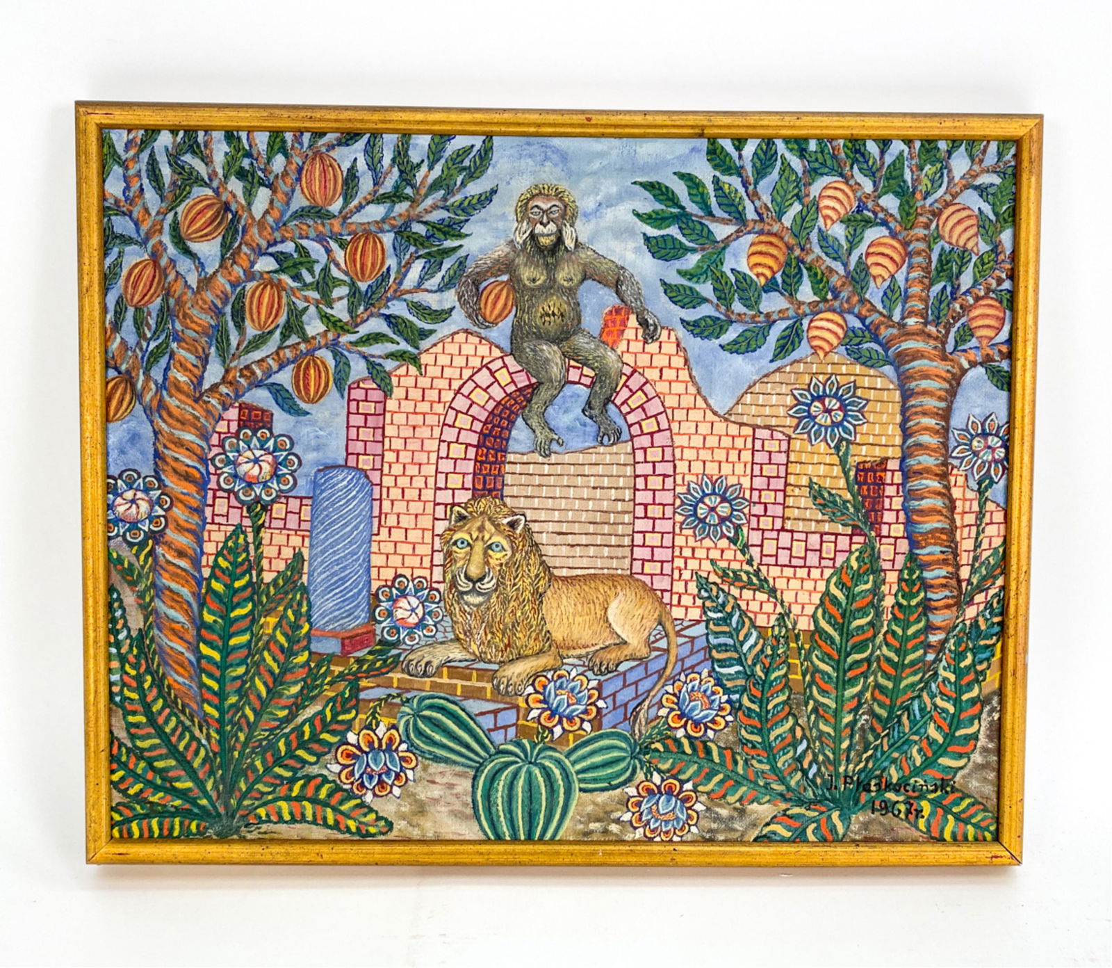 JAN PLASKOCINSKI, POLISH (1919-1993) O/C (1 of 7)