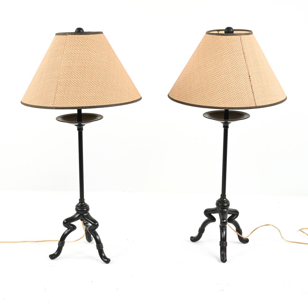 PAIR OF CONTEMPORARY TABLE LAMPS (1 of 15)