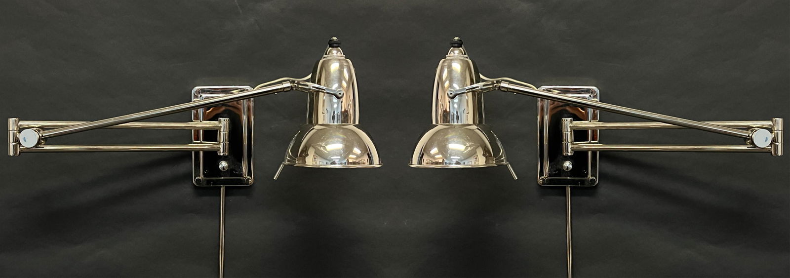PAIR OF CONTEMPORARY ARTICULATING SCONCES (1 of 17)