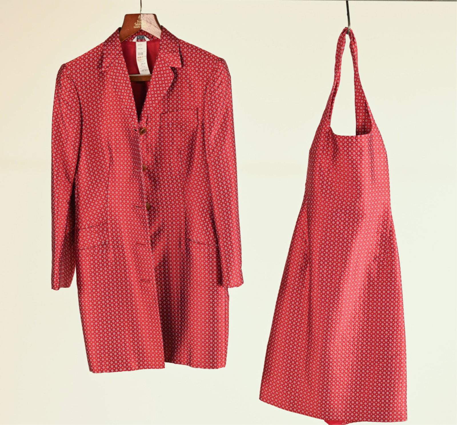 1990'S VERSACE COUTURE SILK FOULARD DRESS SUIT, 6 (1 of 20)