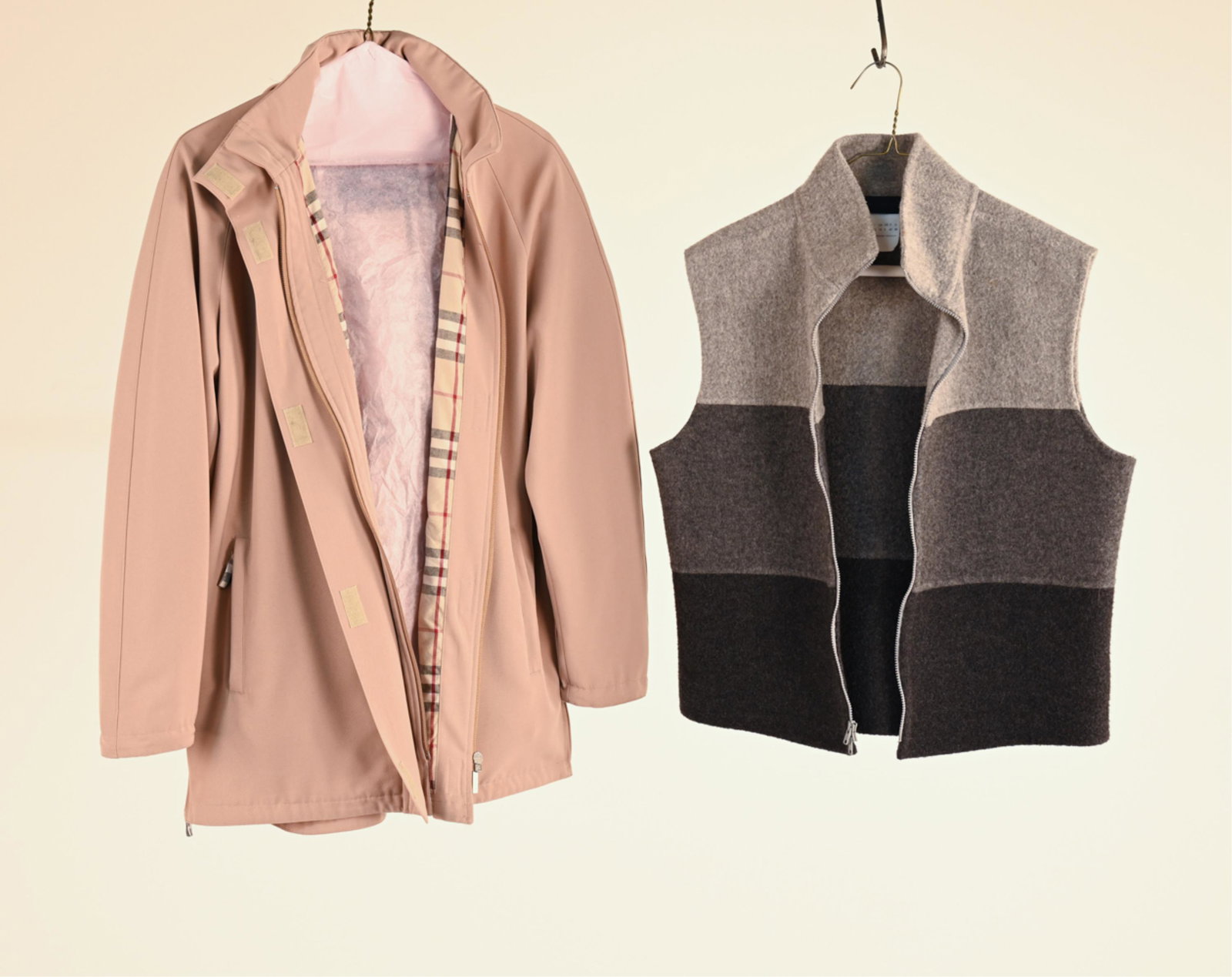 BURBERRY JACKET & CASHMERE VEST, US 8 (1 of 14)