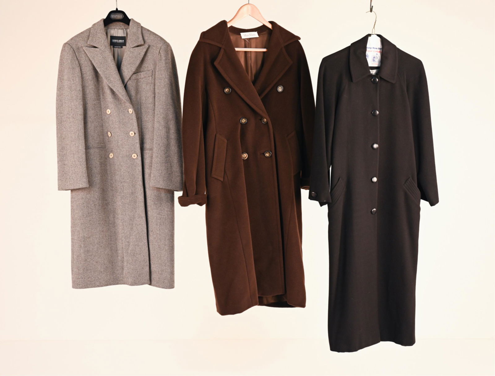 (3) WOMEN'S COATS INCL. GIORGIO ARMANI, MAXMARA (1 of 20)
