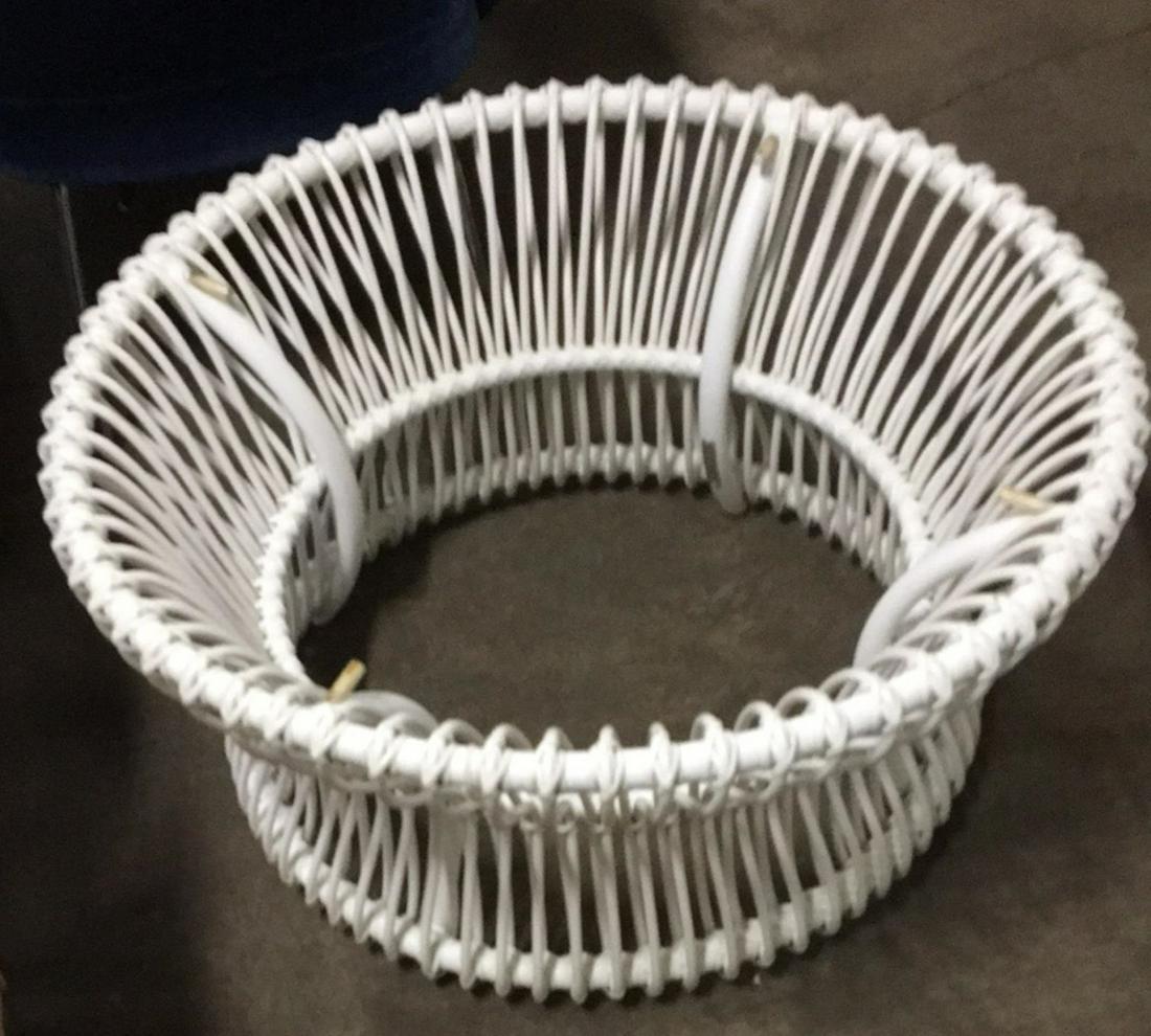 TANJAYA FAUX-RATTAN OTTOMAN OR TABLE BASE (1 of 9)