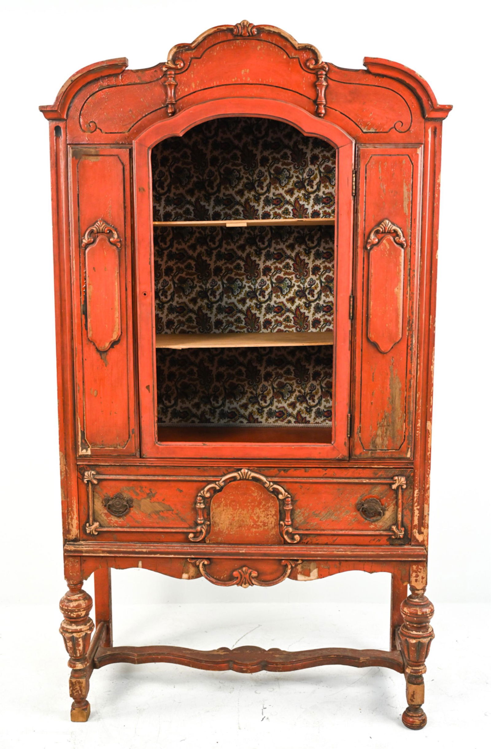 ANTIQUE JACOBEANSTYLE CHINA RUSTIC PAINT (0536) on Mar 31