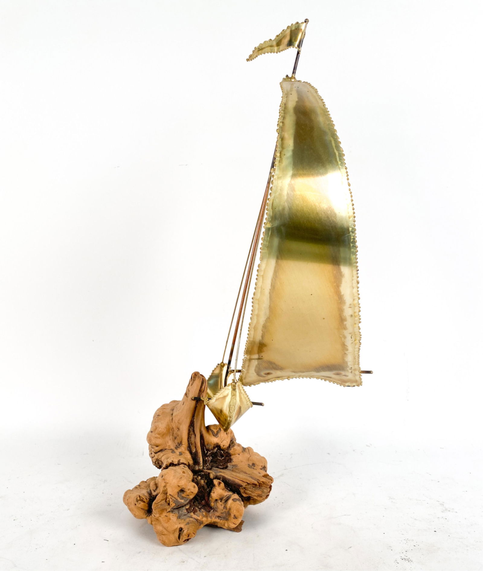 CURTIS JERE SAILBOAT TABLETOP SCULPTURE (1 of 15)