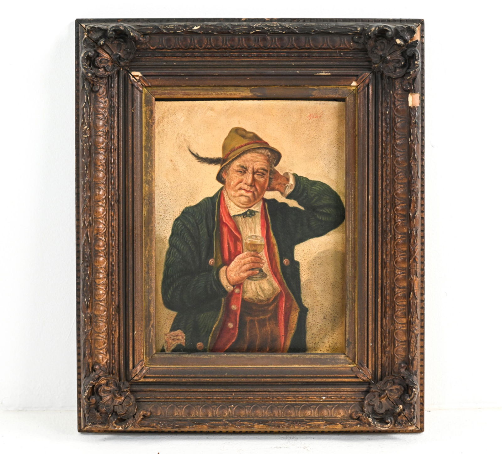 EARLY 20TH C. CONTINENTAL O/B PORTRAIT (1 of 9)